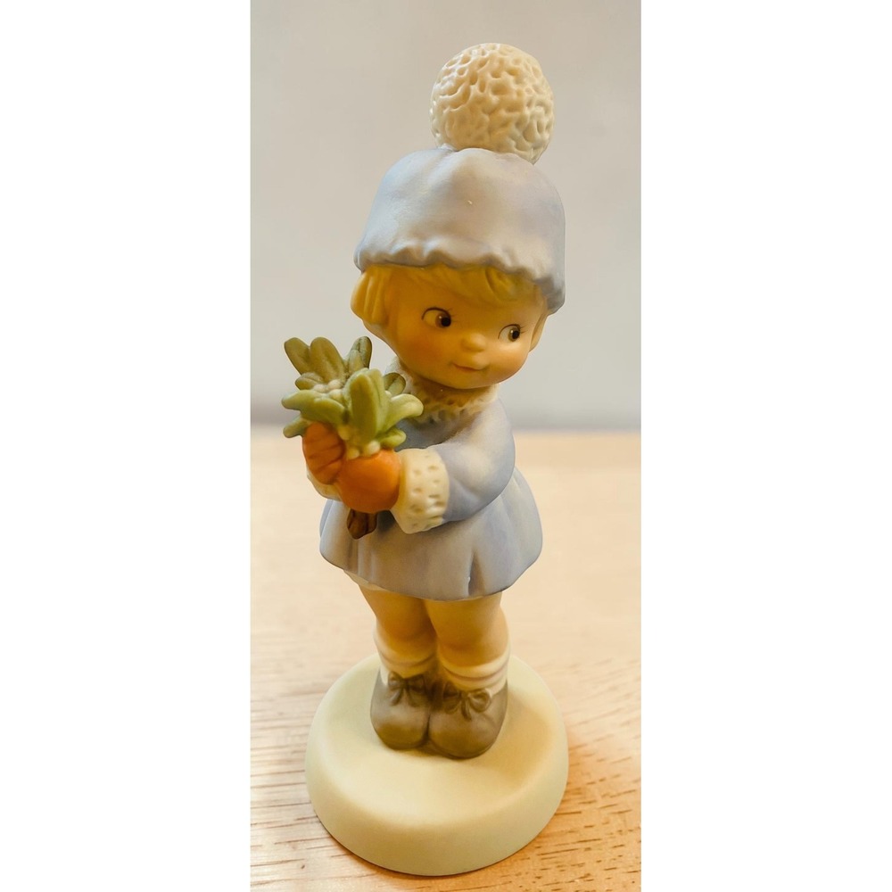 Enesco Memories of Yesterday Hoping To See You Soon Porcelain Figure 1990